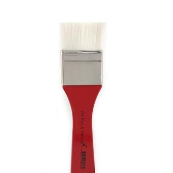 Fanart Academy Seri 375 No:1,5 Beyaz Sentetik Kıllı Gesso Fırçası