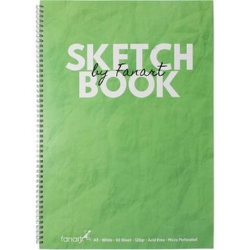 Fanart Academy Sketch Journal 120 gr 50Yp A6 Yeşil LV-F-8673.A6 Kağıt