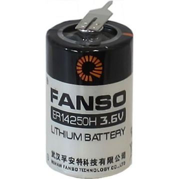 Fanso ER14250H 3.6 V 1/2 AA 2 Pın Kısa Lityum Pil
