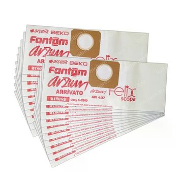 Fantom 2300 Master Kağıt 20 Adet Uyumlu Süpürge Toz Torba