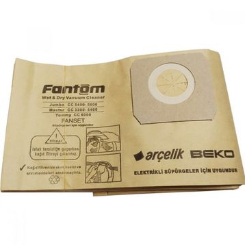 Fantom 2300 Master Kağıt 20 Adet Uyumlu Süpürge Toz Torba