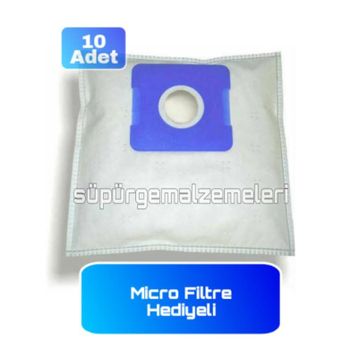 Fantom DC 4300 4 Çeker Bez 10 Adet Uyumlu Süpürge Toz Torba