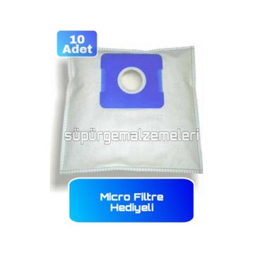 Fantom DC 4300 4 Çeker Bez 10 Adet Uyumlu Süpürge Toz Torba