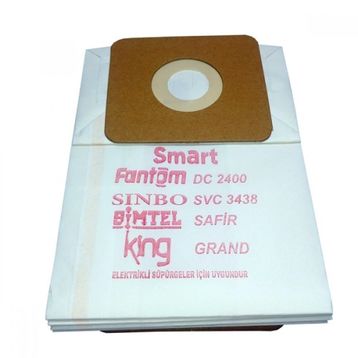 Fantom DC2400 Kağıt Uyumlu Süpürge Toz Torbası