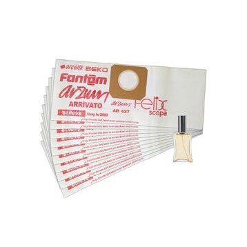 Fantom Jumbo WD 4400 Kağıt 10 Adet Uyumlu Süpürge Toz Torbası