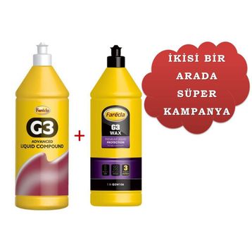 Farecla G3 1 lt Sıvı Pasta 1 lt + Farecla Wax Cila