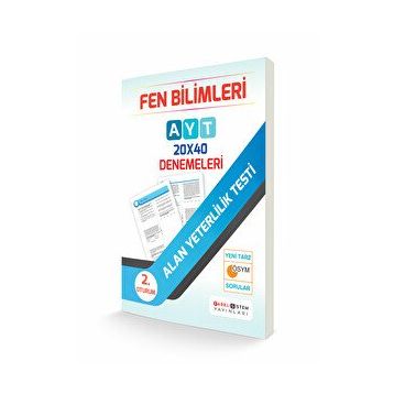 Farklı Sistem Yayınları AYT Fen Bilimleri 20x40 Denemeleri