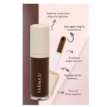 Farmasi 04 Hot Chocolate Renkli Dudak 8 ml Dolgunlaştırıcı