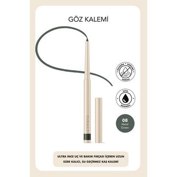 Farmasi 08 Metalgreen Asansörlü Göz Kalemi