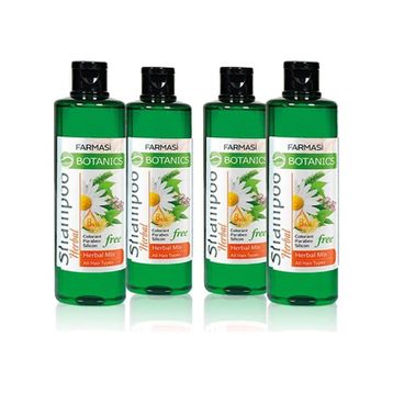 Farmasi 4x500 ml Botanics Herbal Mix Shampoo