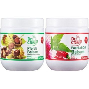 Farmasi 500 ml Biberli Masaj Jeli + 500 ml At Kestanesi Jeli
