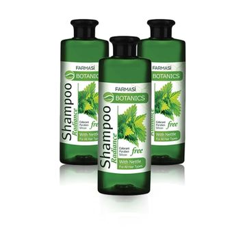 Farmasi Botanics 3x500 ml Isırgan Özlü Parlaklık Veren Şampuan