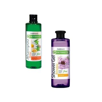 Farmasi Botanics Herbal Mix 500 ml Şampuan + Botanics Mine Çiçeği 500 ml Duş Jeli