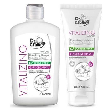 Farmasi Dr. C. Tuna Sarımsaklı Vitalizing 500 ml Şampuan + 200 ml Bakım Kremi