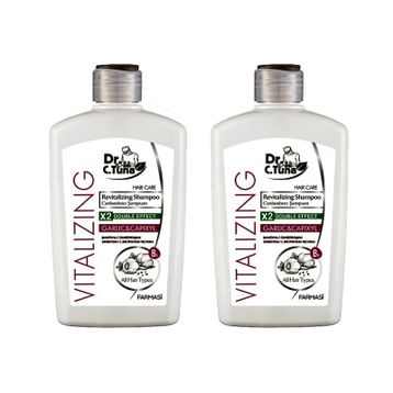 Farmasi Dr. Cevdet Tuna Vitalizing 500 ml 2 Adet Sarımsak Özlü Şampuan