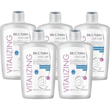 Farmasi Dr. Cevdet Tuna Vitalizing Kepeğe Karşı Etkili 5x500 ml Sarımsak Özlü Şampuan