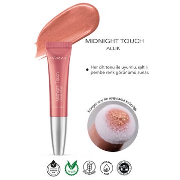 Farmasi Midnight Touch Yumuşak Sünger Uçlu Likit Allık Pinky Cloud