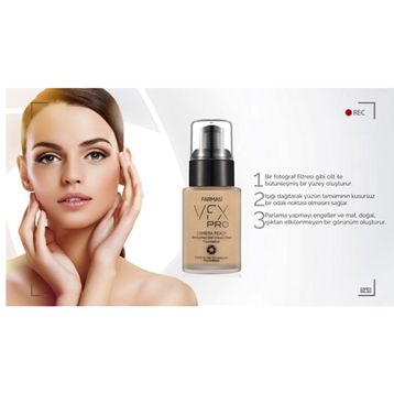 Farmasi Natural Beıge 30 ml 10 Vfx Pro Fondöten