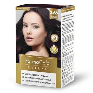 Farmasi Patlıcan Moru-3.66 Farmacolor Deluxe Saç Boyası