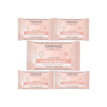 Farmasi Sensi Wipes 5 Adet Makyaj Temizleme Mendili