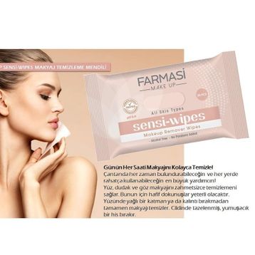 Farmasi Sensi Wipes Makyaj Temizleme Mendili