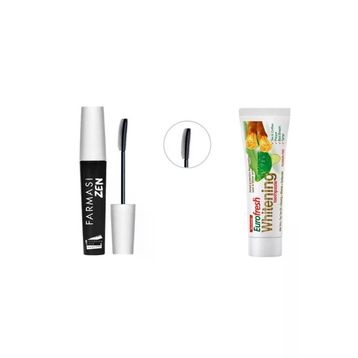 Farmasi Zen Maskara Eurofresh 112 gr Aloe Veralı Misvaklı Beyazlatıcı Diş Macunu