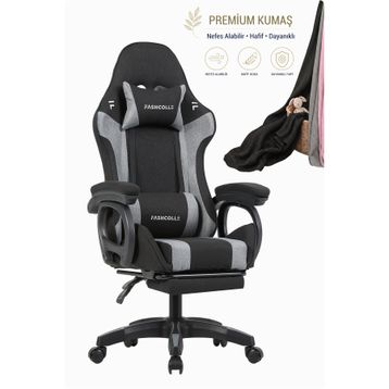 Fashcolle Dynamic Air Grey Masajlı Oyuncu Koltuğu