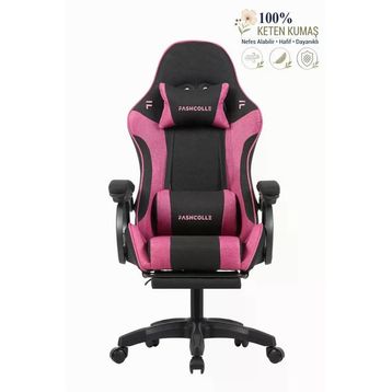 Fashcolle Dynamic Pembe Siyah Masajlı Oyuncu Koltuğu