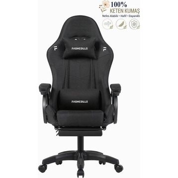 Fashcolle Dynamic Siyah Masajlı Oyuncu Koltuğu