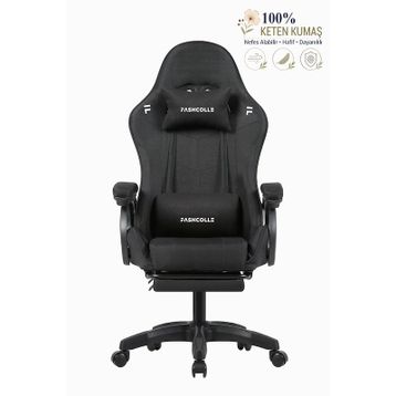 Fashcolle Dynamic Siyah Masajlı Oyuncu Koltuğu