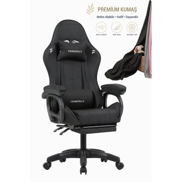 Fashcolle Dynamic Siyah Masajlı Oyuncu Koltuğu