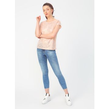 Fashion Friends 20Y0584 Koyu Mavi Kadın Kot Pantolon