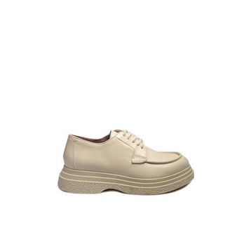 Fast Step 009ZA0151 Bej Hakiki Deri Kadın Casual Ayakkabı
