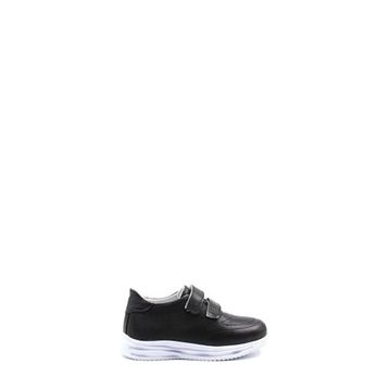 Fast Step 156XCA4009 Siyah Hakiki Deri Unisex Çocuk Casual Ayakkabı