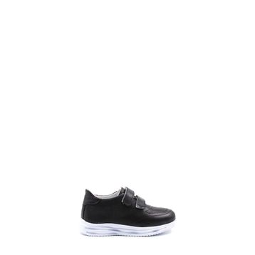 Fast Step 156XCA4009 Siyah Hakiki Deri Unisex Çocuk Casual Ayakkabı