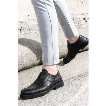Fast Step 252MA6336 Taba Yılan Erkek Klasik Ayakkabı
