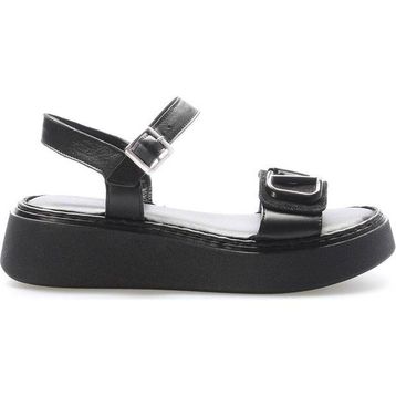 Fast Step 621ZA1149 - Siyah Kadın Klasik Sandalet