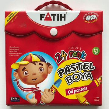 Fatih 50370 Çantalı 24 Renk Pastel Boya