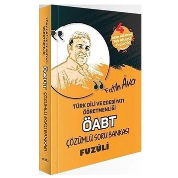Fatih Avcı 2021 ÖABT Türk Dili ve Edebiyatı Öğretmenliği Fuzuli Çözümlü Soru Bankası