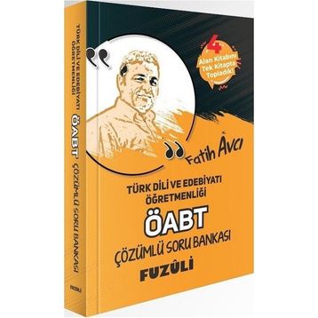 Fatih Avcı 2021 ÖABT Türk Dili ve Edebiyatı Öğretmenliği Fuzuli Çözümlü Soru Bankası