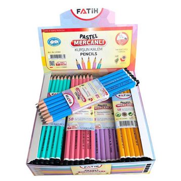 Fatih Mercanlı 144 Adet Pastel Renk Kurşun Kalem