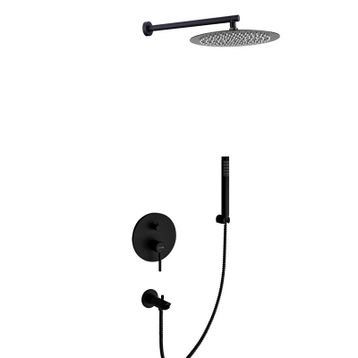 Fause Adonis Siyah FAU103-B Duş Ankastre Set