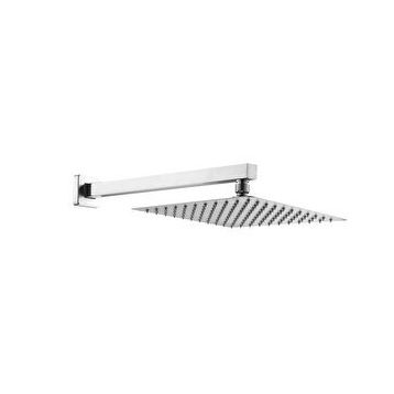 Fause Ankastre Borulu Kare Slim Metal 25x25 cm Duş Başlığı