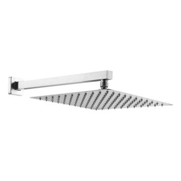 Fause Ankastre Borulu Kare Slim Metal 30x30 cm Duş Başlığı
