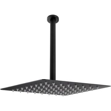 Fause Ankastre Borulu Kare Slim Metal 40x40 cm Tavandan Duş Başlığı