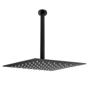 Fause Ankastre Borulu Kare Slim Metal 40x40 cm Tavandan Duş Başlığı