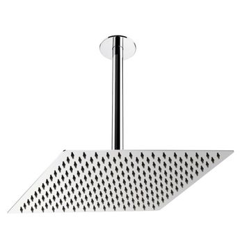 Fause Ankastre Borulu Kare Slim Metal 40x40 cm Tavandan Duş Başlığı