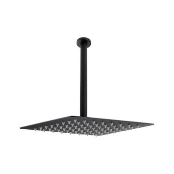Fause Ankastre Borulu Kare Slim Metal 40x40 cm Tavandan Duş Başlığı