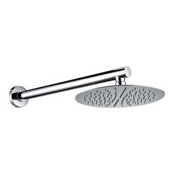 Fause Ankastre Borulu Oval Slim Metal 20 cm Duş Başlığı