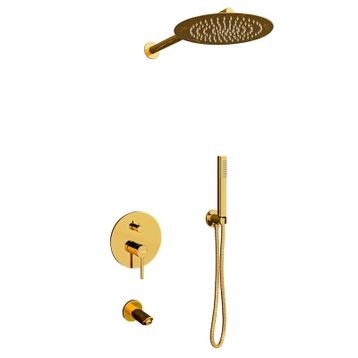 Fause FAU107-G Tam Ankastre Adonis Altın Gold Duş Seti